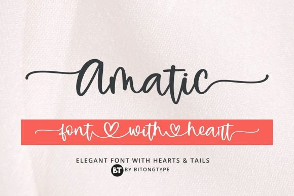 Amatic: The Handwritten Typeface That Elevates Your Craft Shop