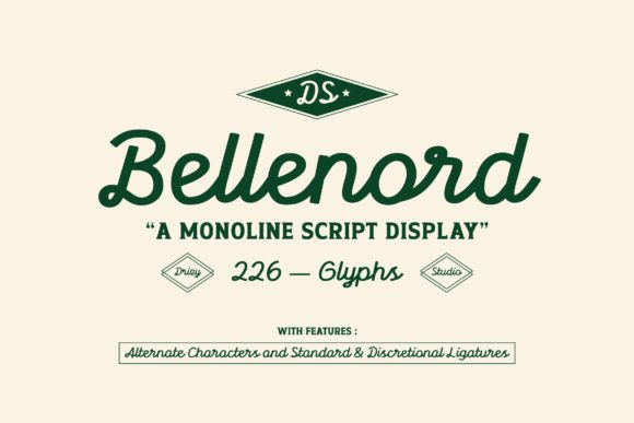 Bellenord: The Elegant Script Font That Transforms Small Business Branding