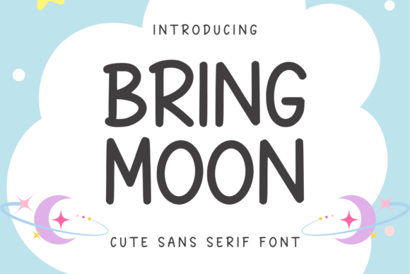 Bring Moon: A Whimsical Typeface for Digital Branding