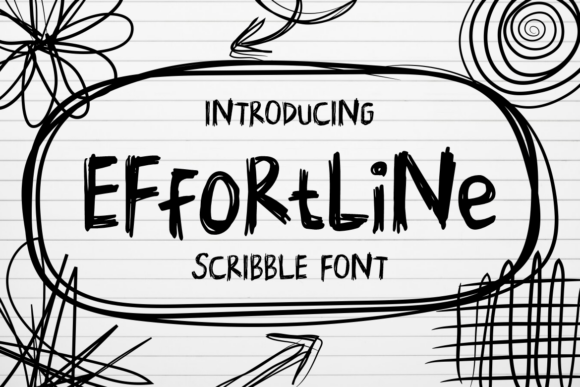 Effortline: The Playful Script Font for Modern Web Design