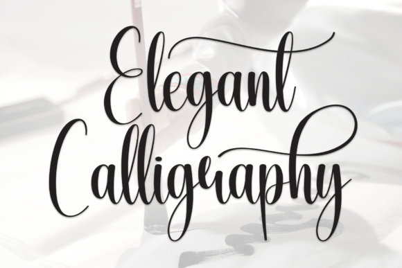 Elegant Calligraphy: A Premium Typeface for Modern Campaigns