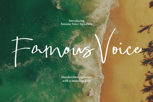 Elevate Your Brand with the Famous Voice Typeface