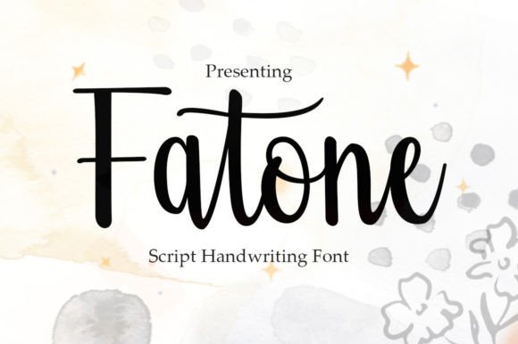 Fatone: The Elegant Script Typeface for Modern Editorial Design