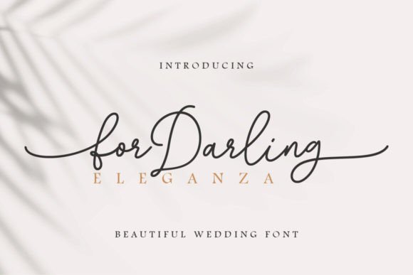 For Darling Font: Elevate Your Brand Identity with Elegant Handwritten Style