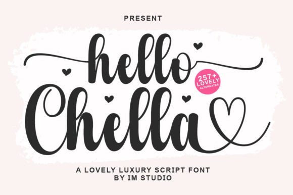 Hello Chella: The Script Font for Elegant Brand Identity