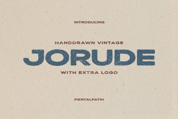 Jorude: The Organic Typeface for Authentic Campaigns