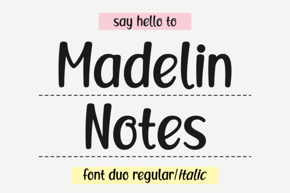 Madelin Notes: The Handwritten Typeface for Scroll-Stopping Social Content