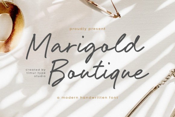 Marigold Boutique Typeface Review for Campaign Design