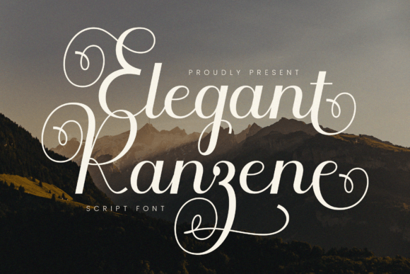 Ranzene: Elevating Digital Brand Identity with Elegant Script Typography