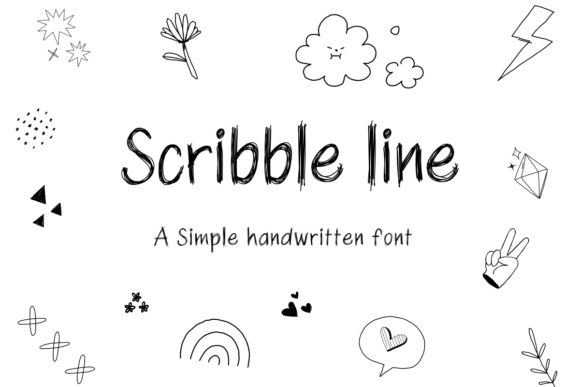 Scribble Line: A Handwritten Typeface for Authentic Branding