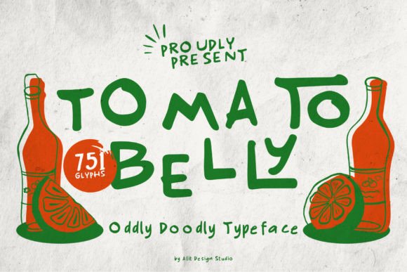 Tomato Belly: The Playful Typeface for Handmade Creators