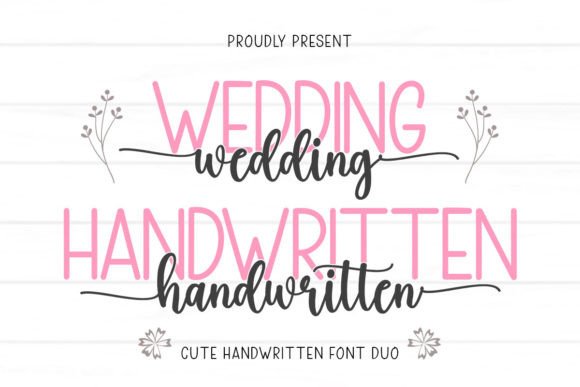 Wedding Handwritten: A Delicate Typeface for Editorial Design