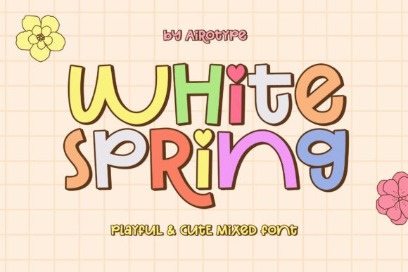White Spring: The Handwritten Font That Brings Cheer to Your Brand Identity